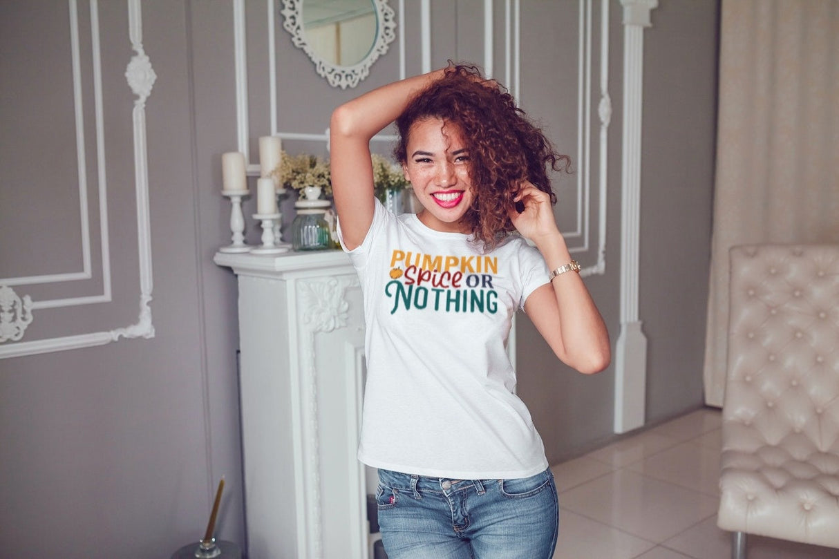 Pumpkin Spice or Nothing SVG Cut File
