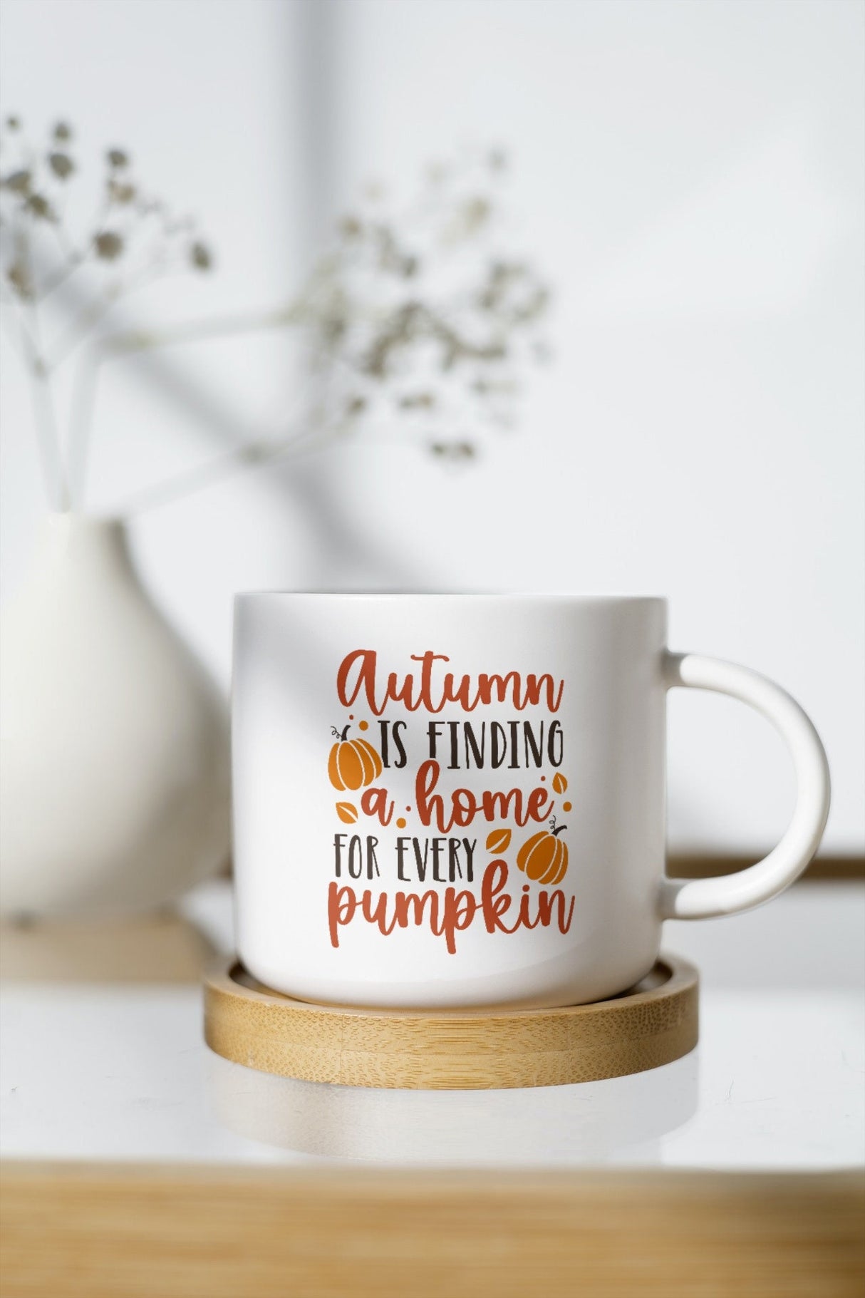 Autumn is finding a home for every pumpkin SVG Cut File