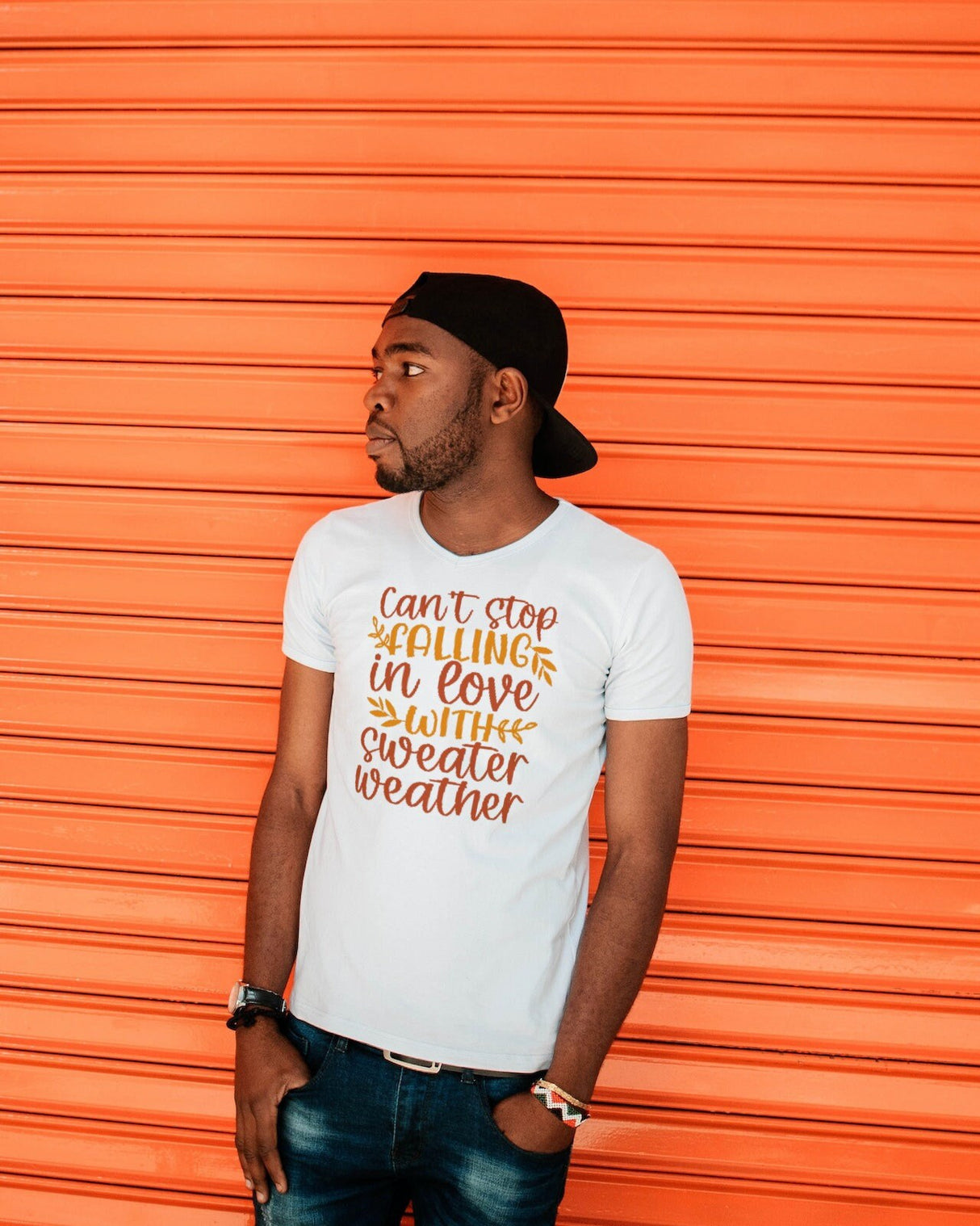 Cant stop falling in love with sweater weather SVG Cut File