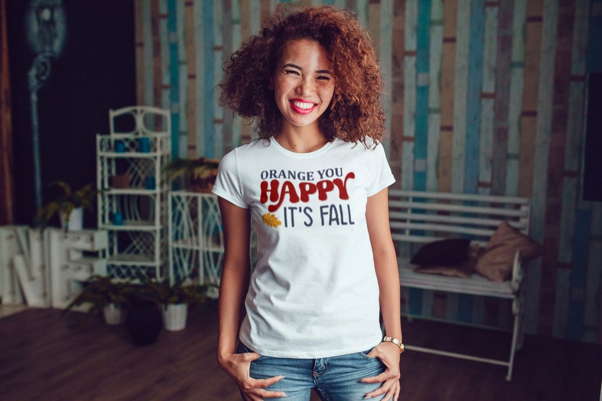 Orange you happy it's fall SVG Cut File