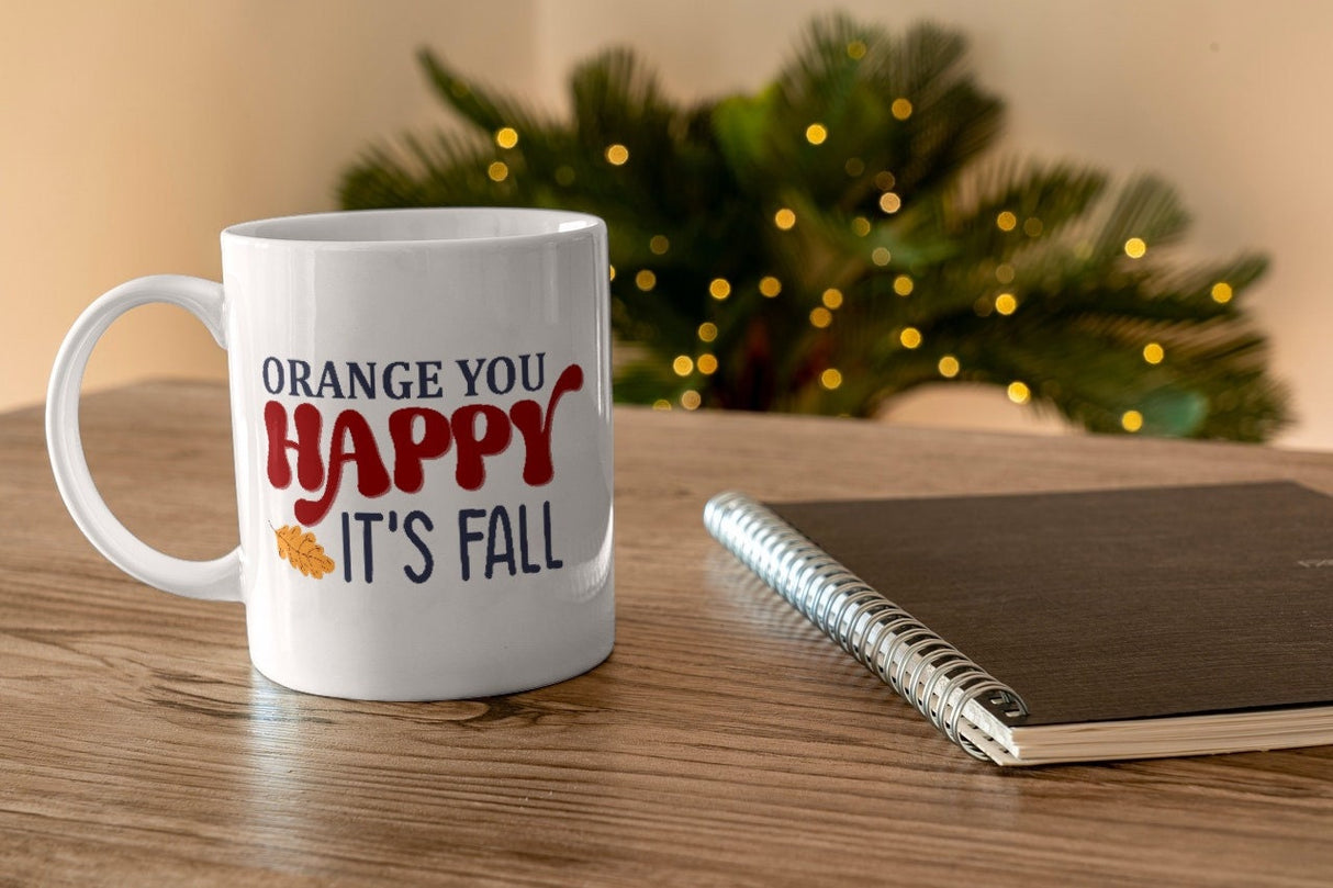 Orange you happy it's fall SVG Cut File