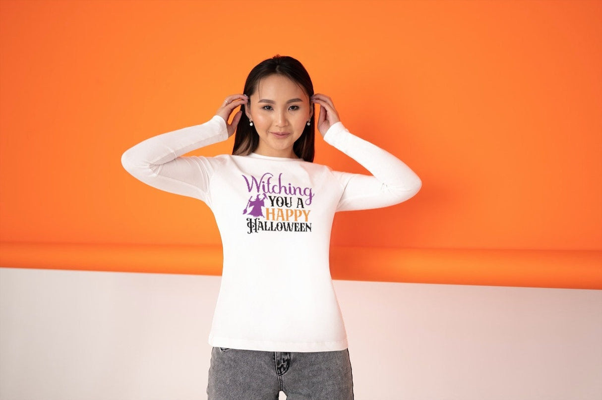 Witching you a happy Halloween SVG Cut File