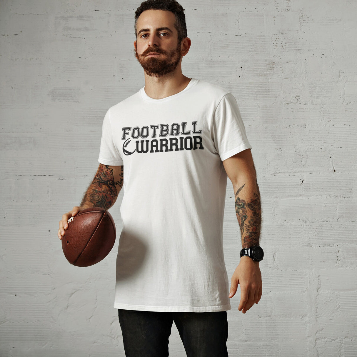 Football Warrior SVG Cut File