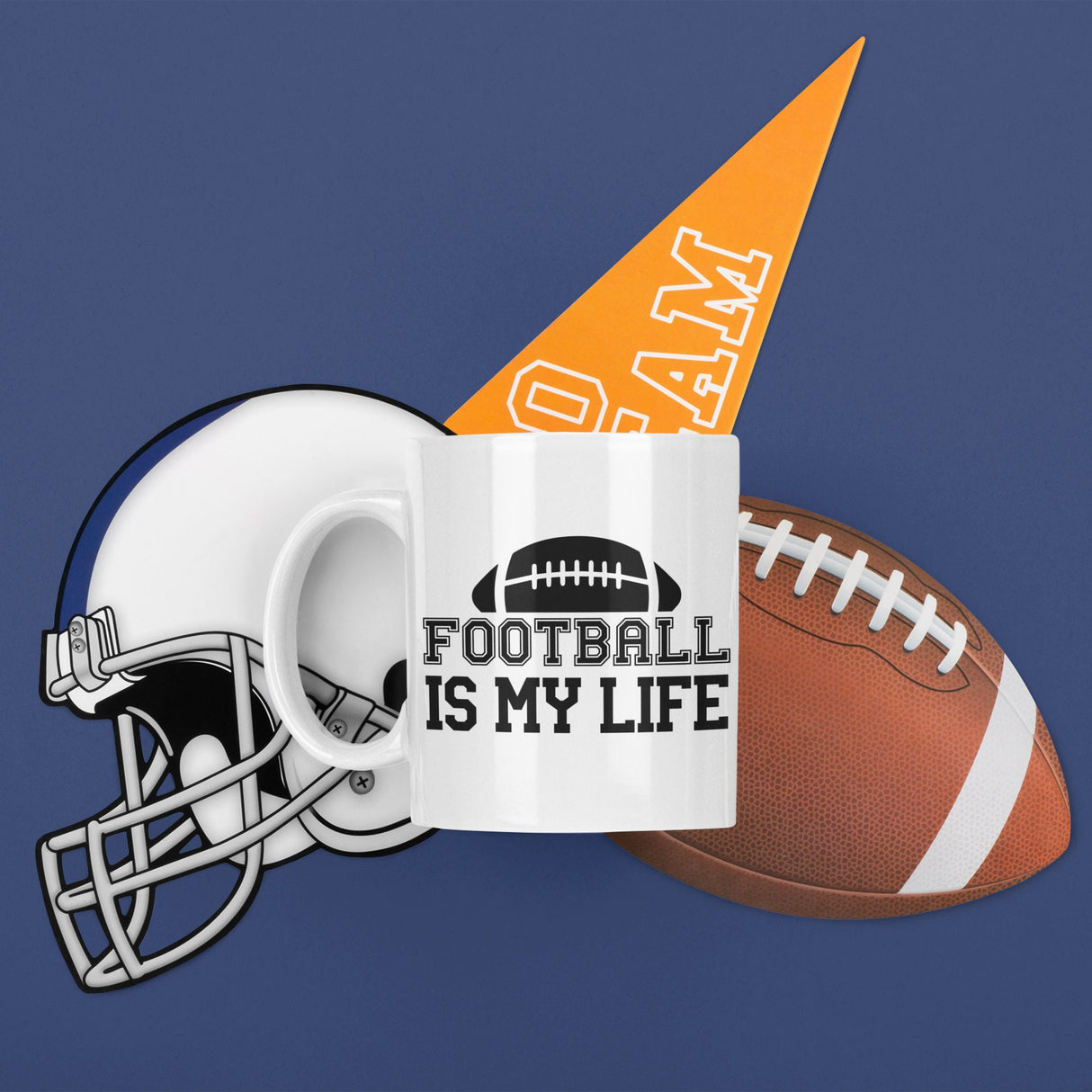 Football is my Life SVG Cut File