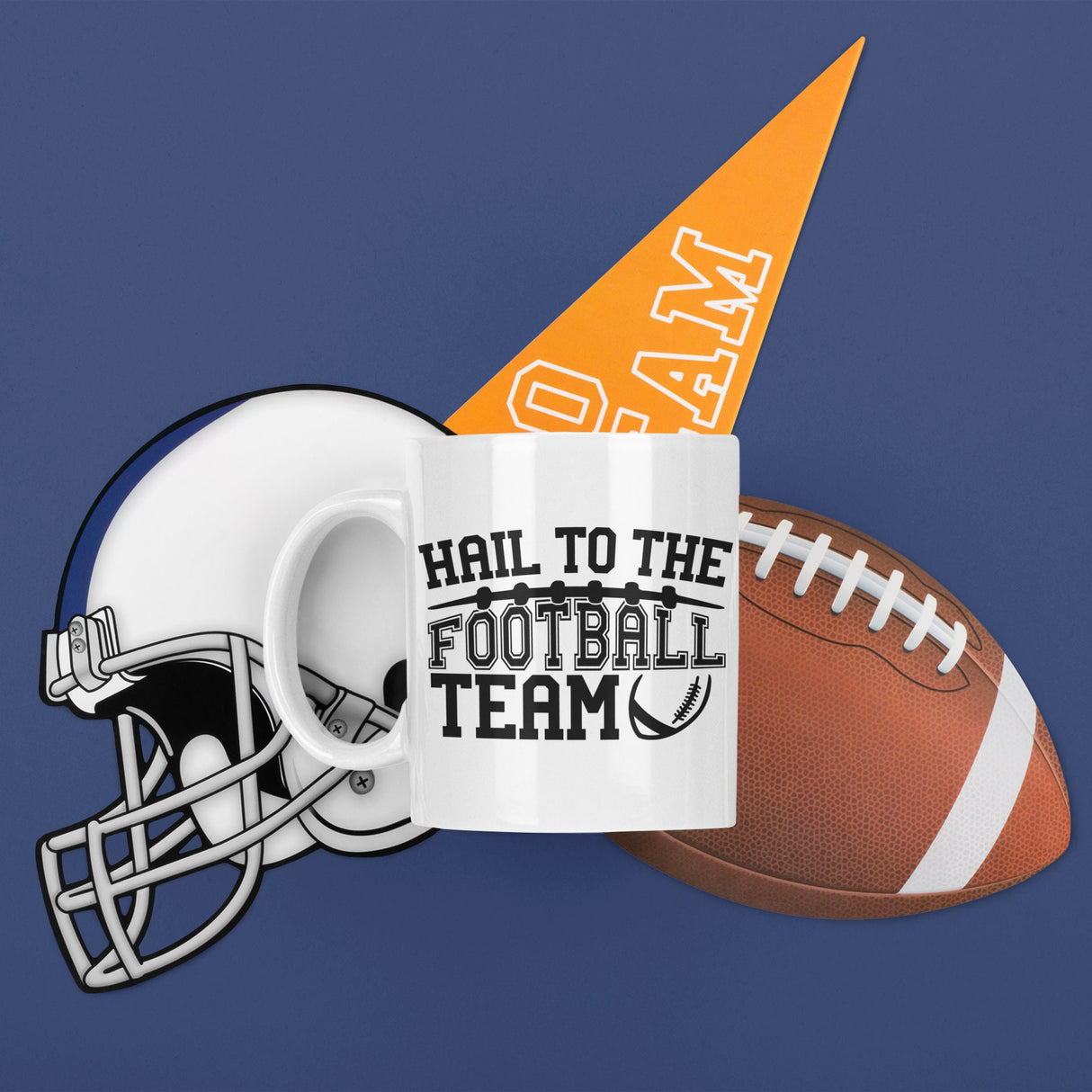 Hail to the Football Team SVG Cut File
