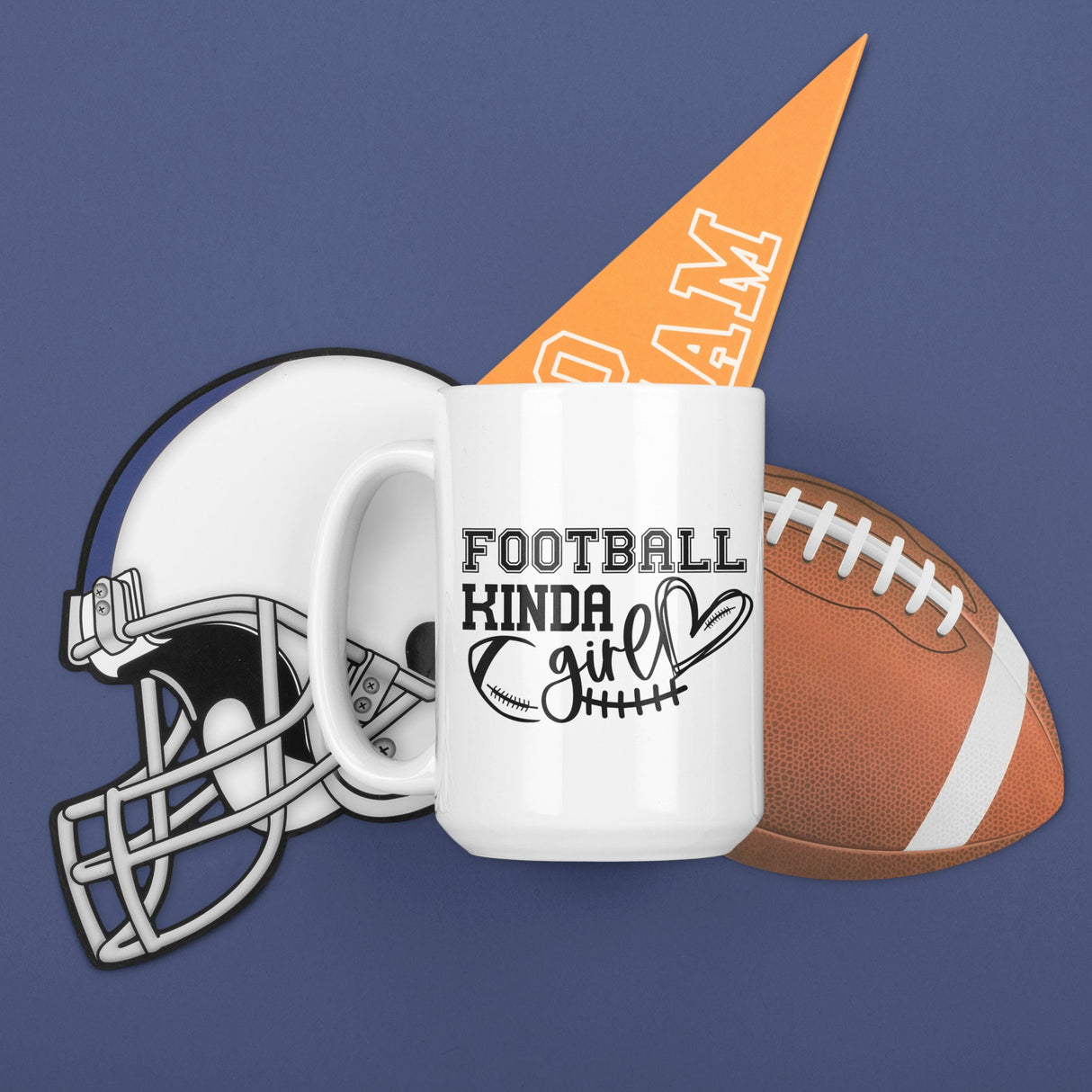 Football kinda girl SVG Cut File
