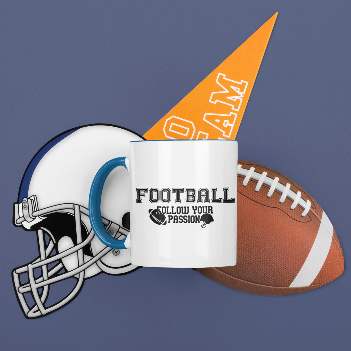 FOOTBALL Follow your passion SVG Cut File