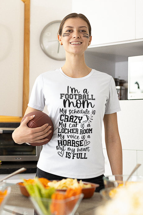 I'm a Football Mom My schedule is crazy SVG Cut File