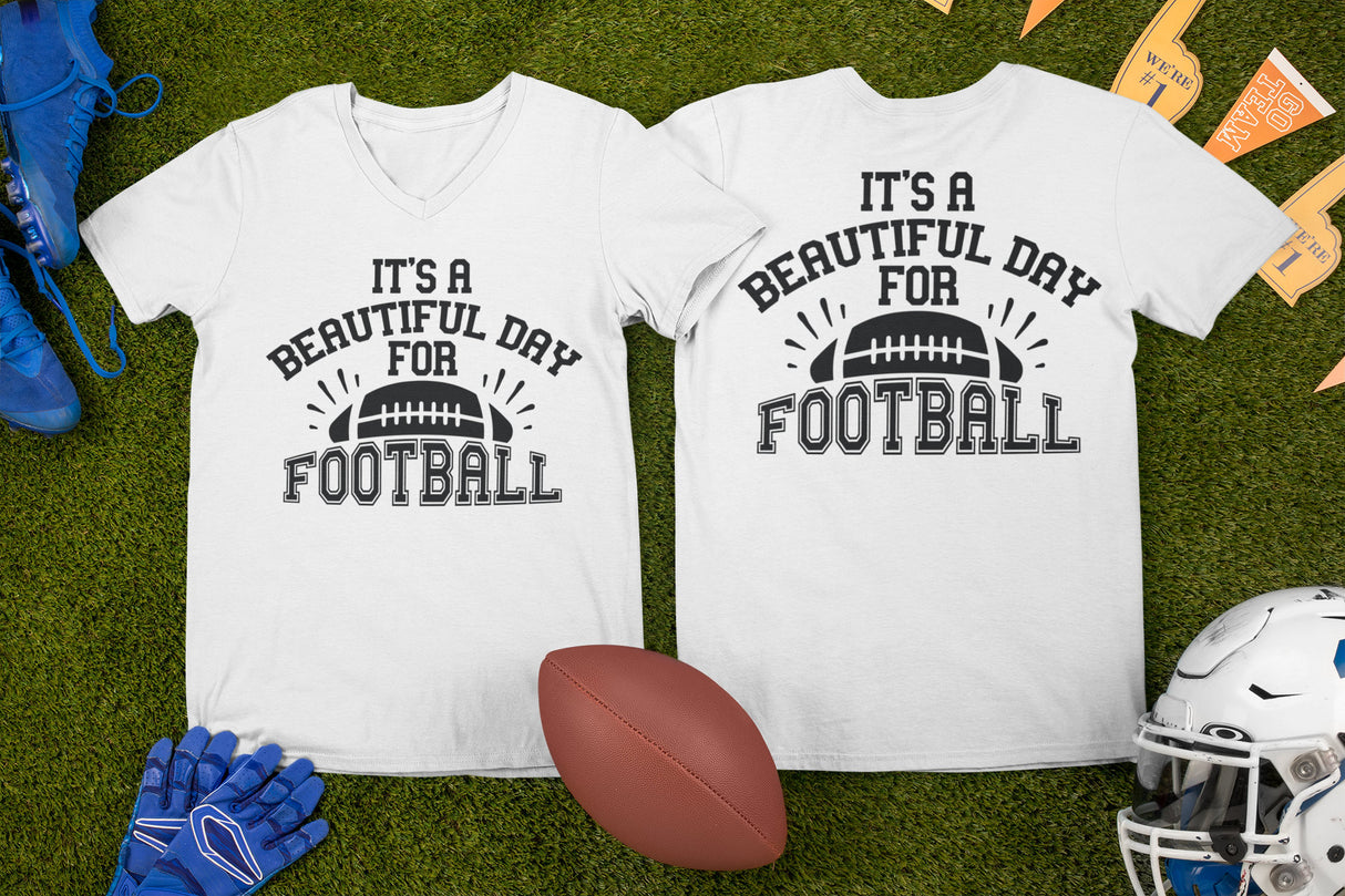 It's a beautiful day for Football SVG Cut File