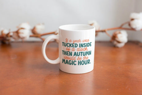 If a year was tucked inside of a clock then autumn would be the magic hour SVG Cut File
