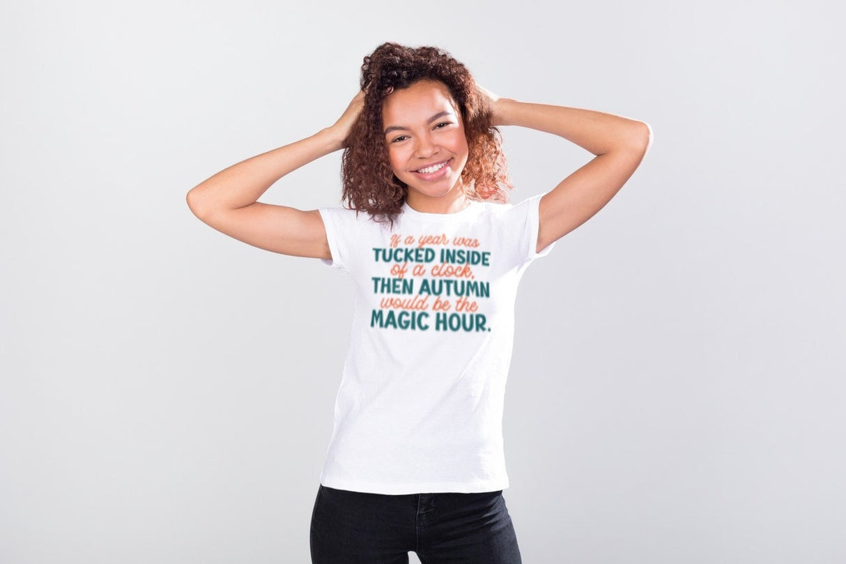 If a year was tucked inside of a clock then autumn would be the magic hour SVG Cut File