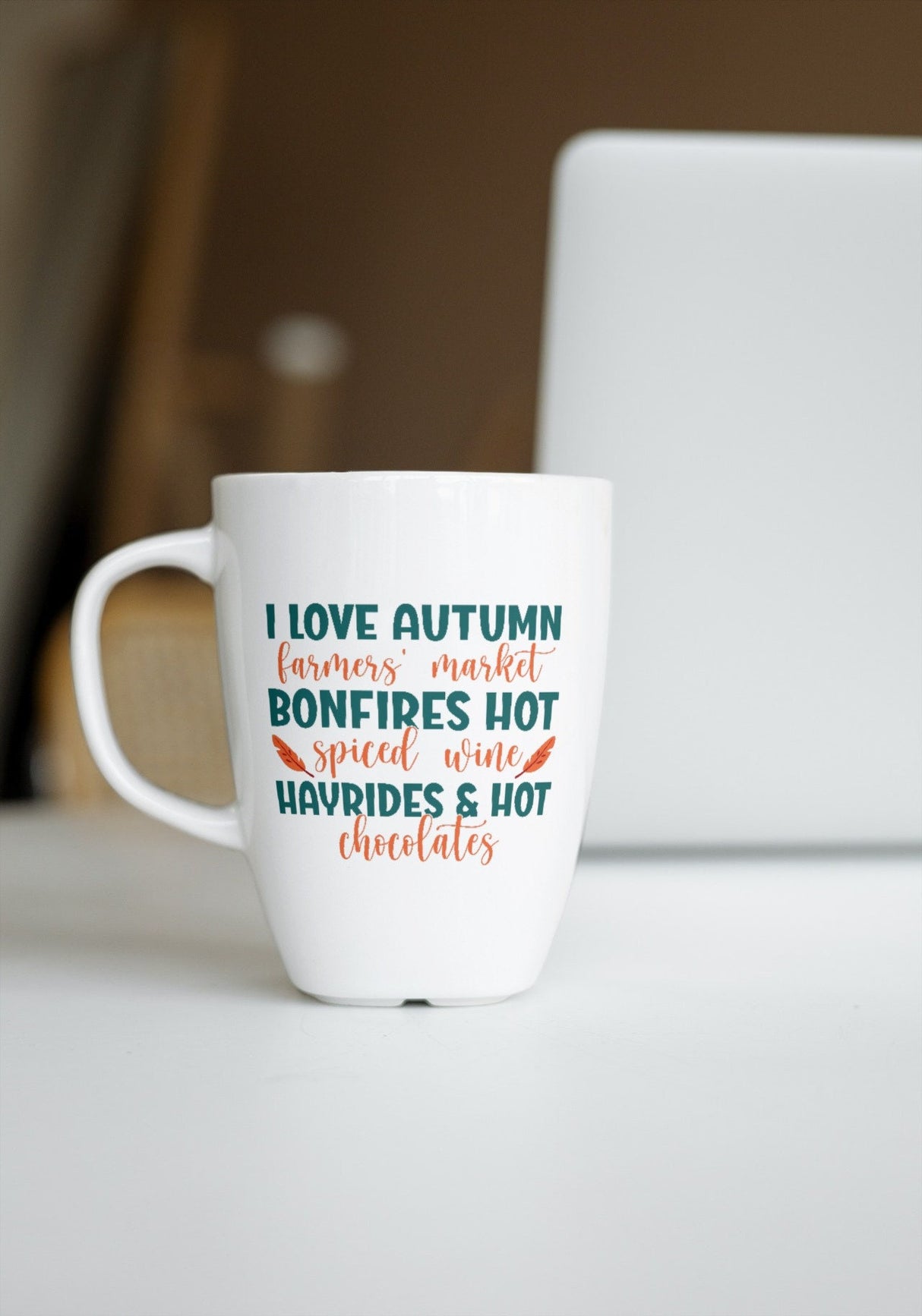 I love Autumn Farmers Market Bonfires Hot Spiced Wine Hayrides Hot chocolates SVG Cut File