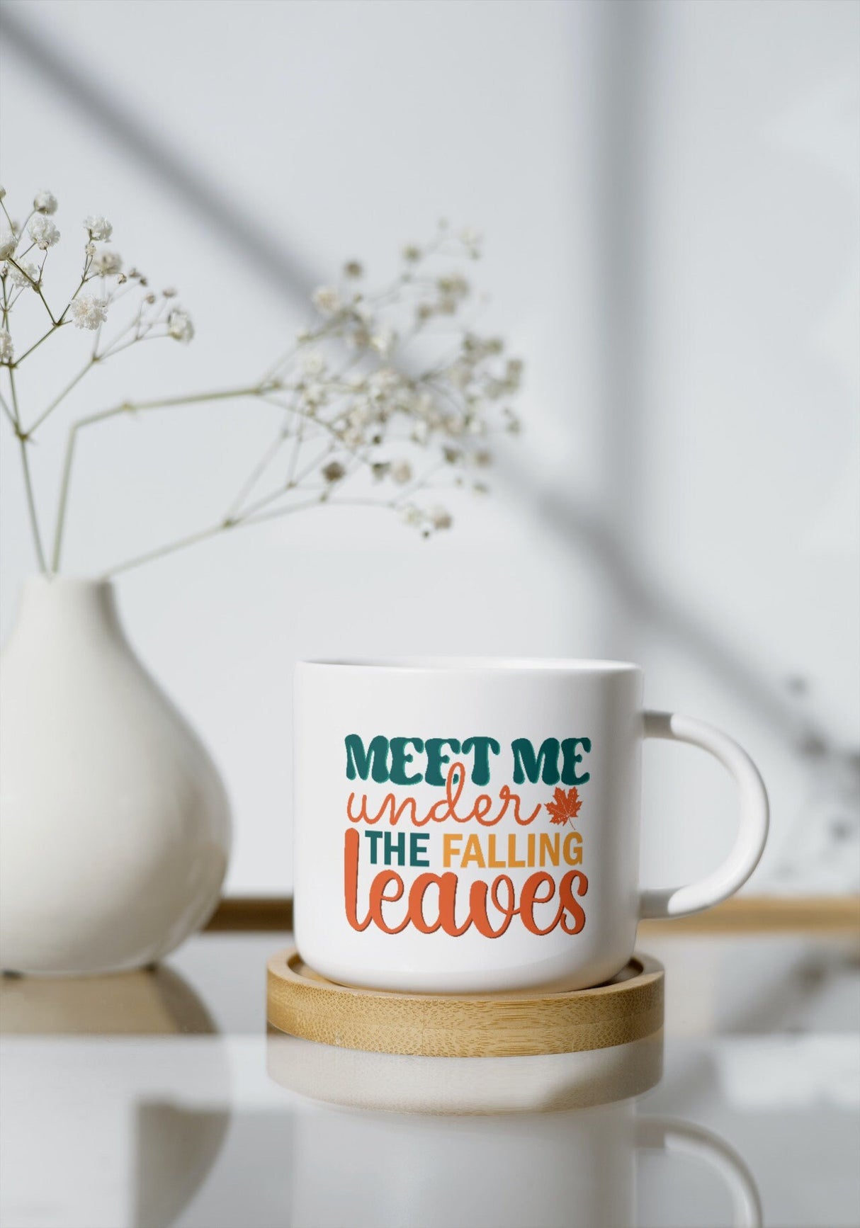 Meet me under the falling leaves SVG Cut File