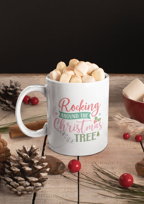 Rocking around the Christmas tree SVG Cut File