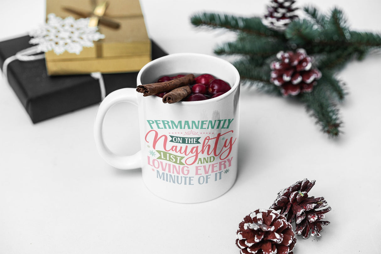Permanently on the naughty list SVG Cut File