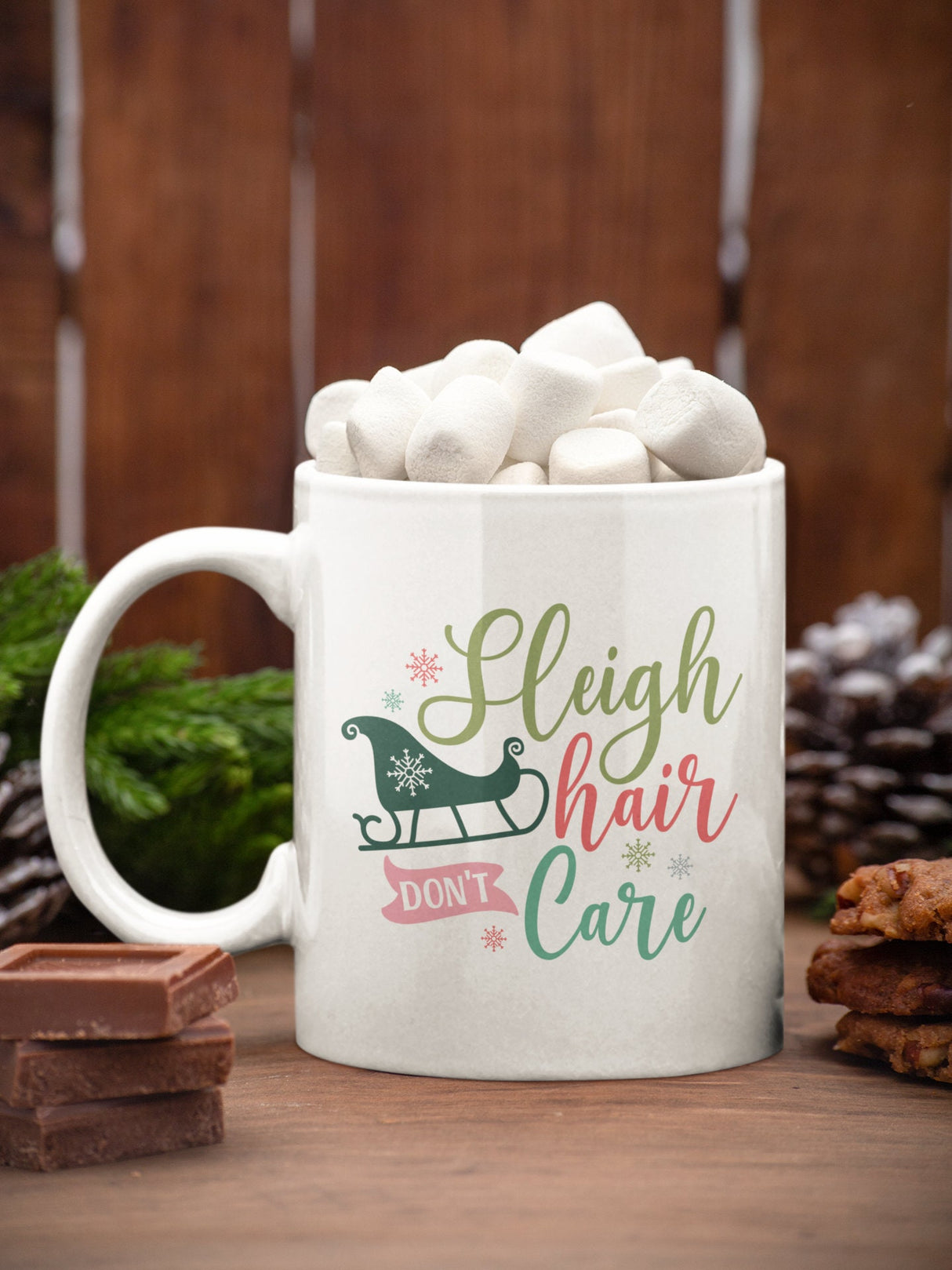 Sleigh hair don't care SVG Cut File