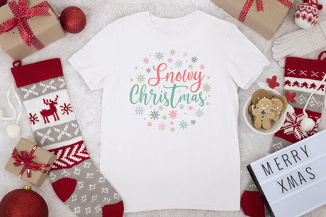 Snowy Christmas SVG Cut File