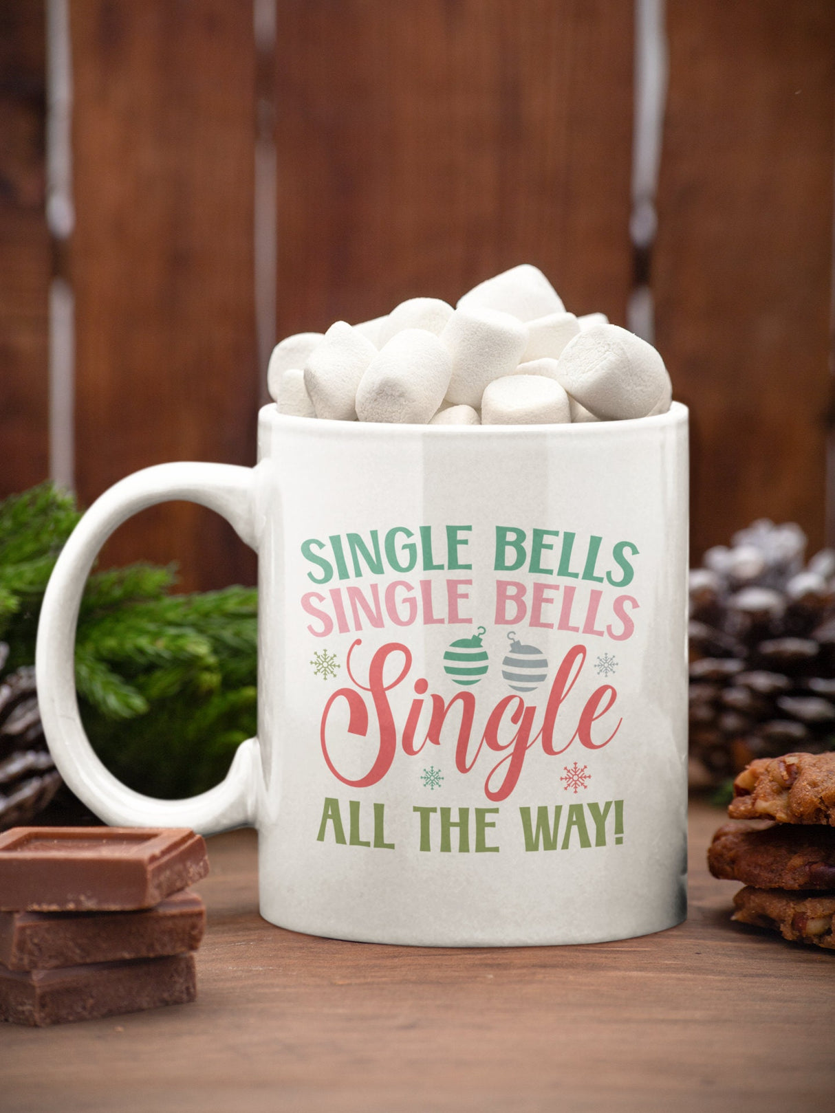 Single bells single all the way SVG Cut File