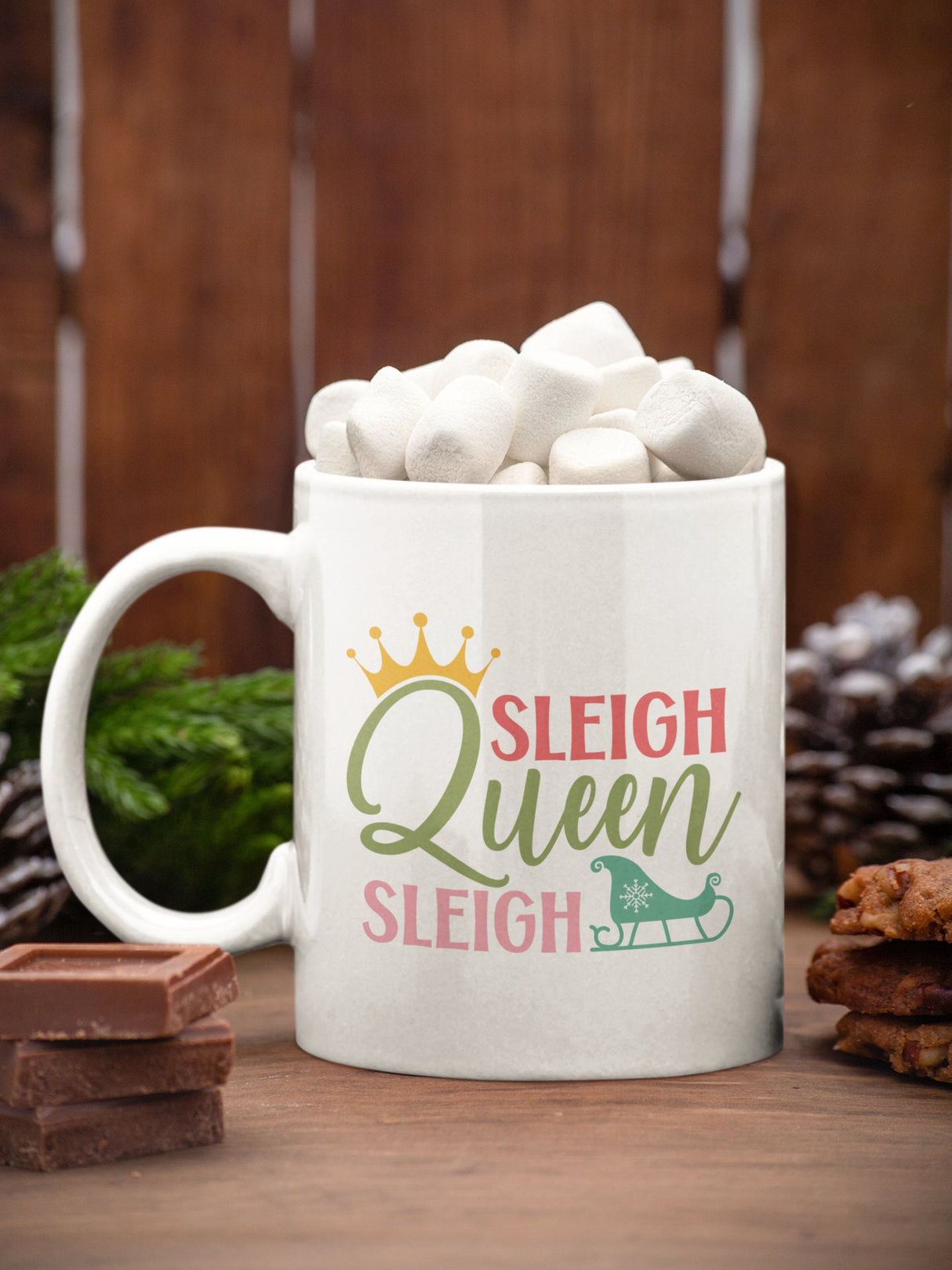 Sleigh Queen Slay SVG Cut File