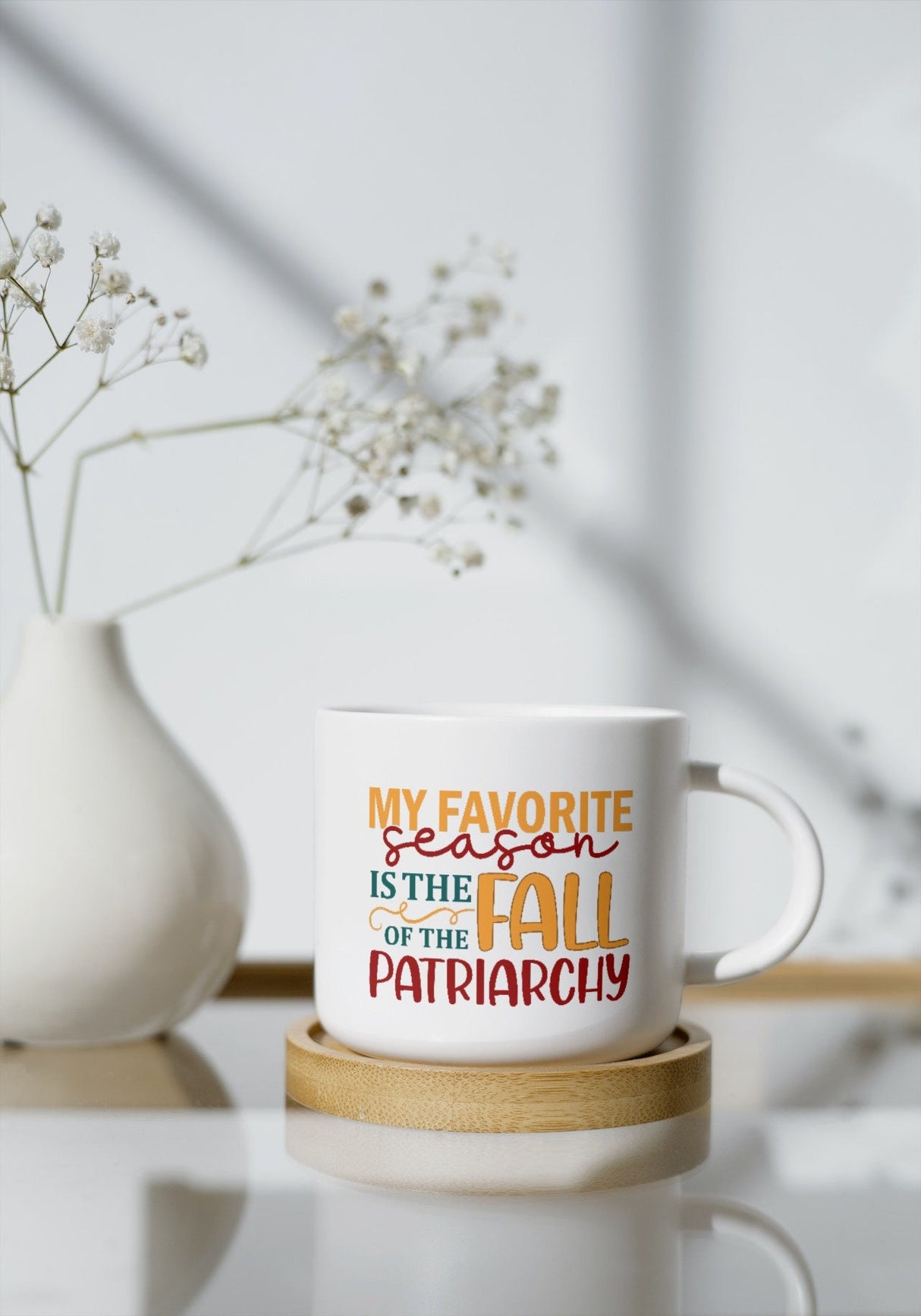 My favorite season is the fall of the patriarchy SVG Cut File