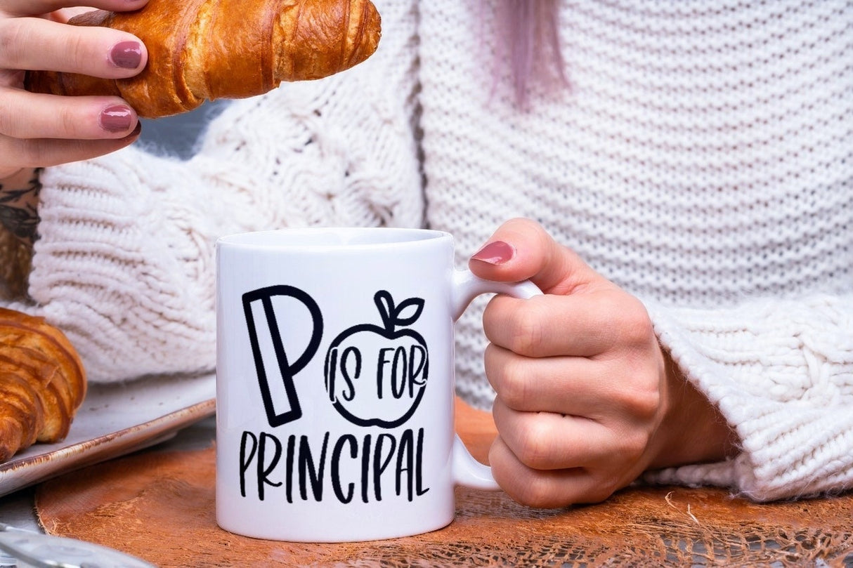 P is for Principal SVG Cut File
