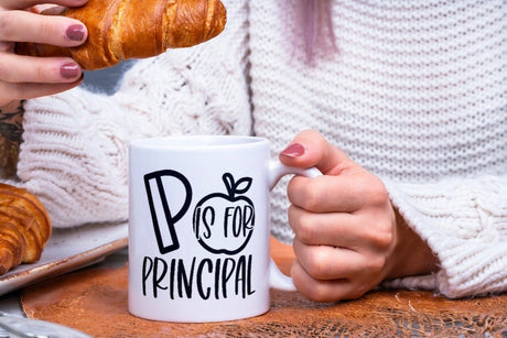 P is for Principal SVG Cut File