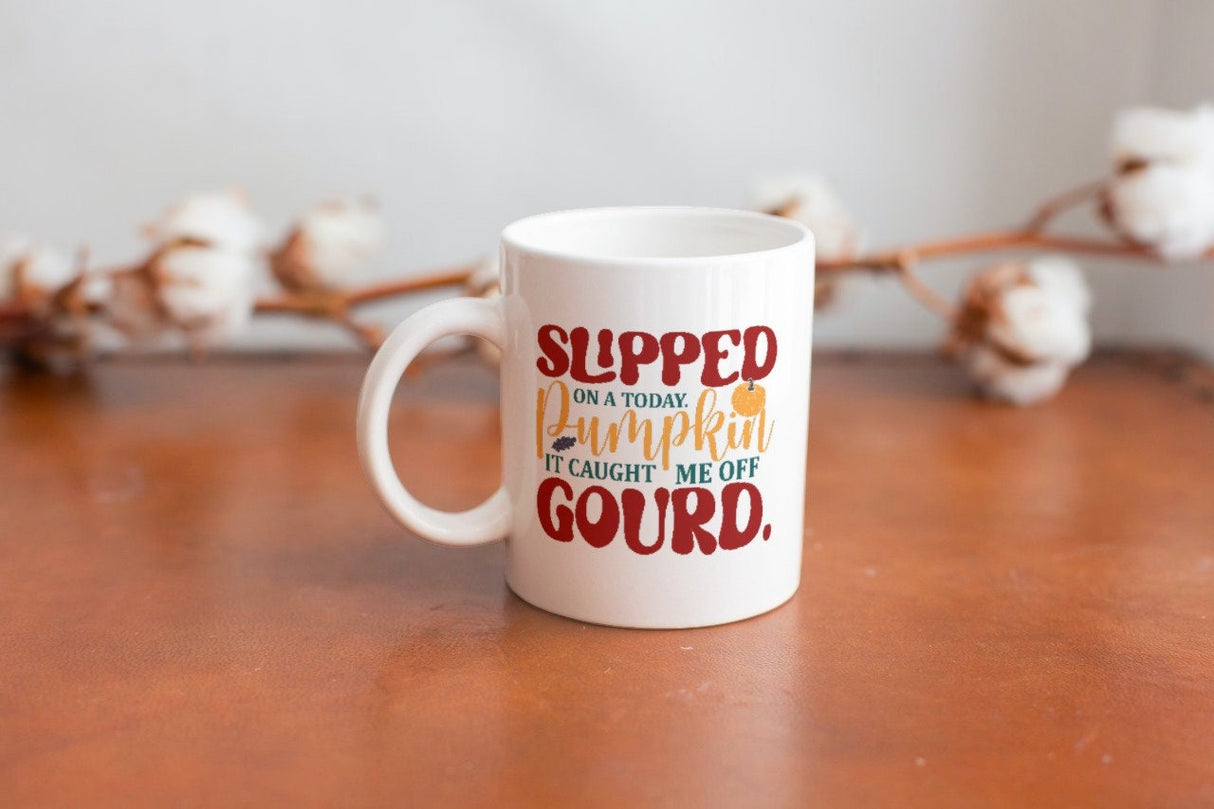 Slipped on a pumpkin today. It caught me off gourd. SVG Cut File