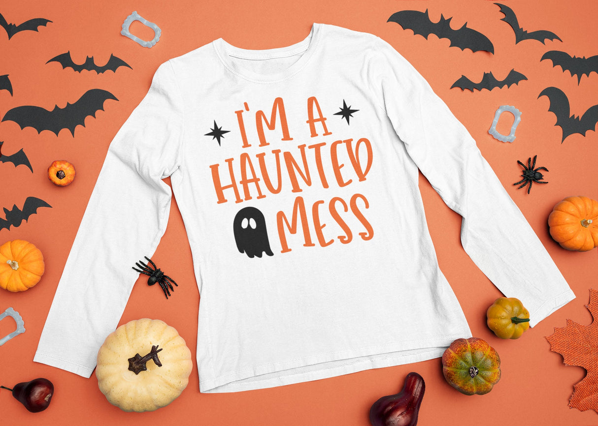 I'm a haunted mess SVG Cut File