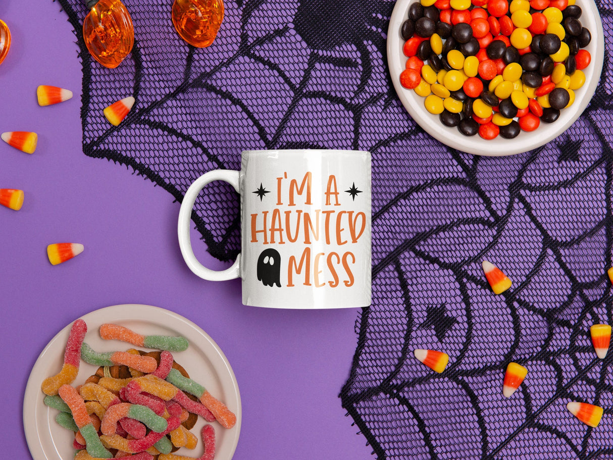 I'm a haunted mess SVG Cut File