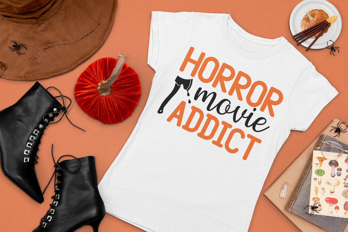 Horror movie addict SVG Cut File