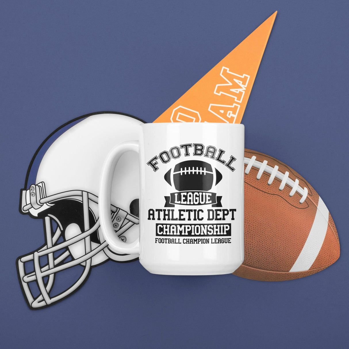 Football League Athletic Dept Championship SVG Cut File