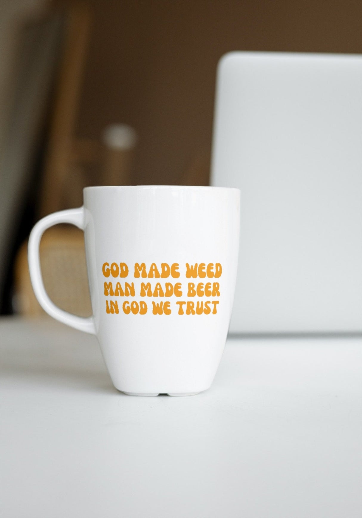 God made weed Man made beer In god we trust SVG Cut File