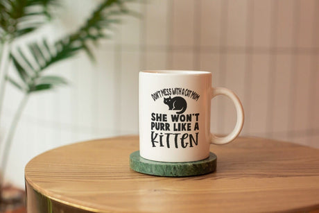 Dont Mess With A Cat Mom SVG Cut File
