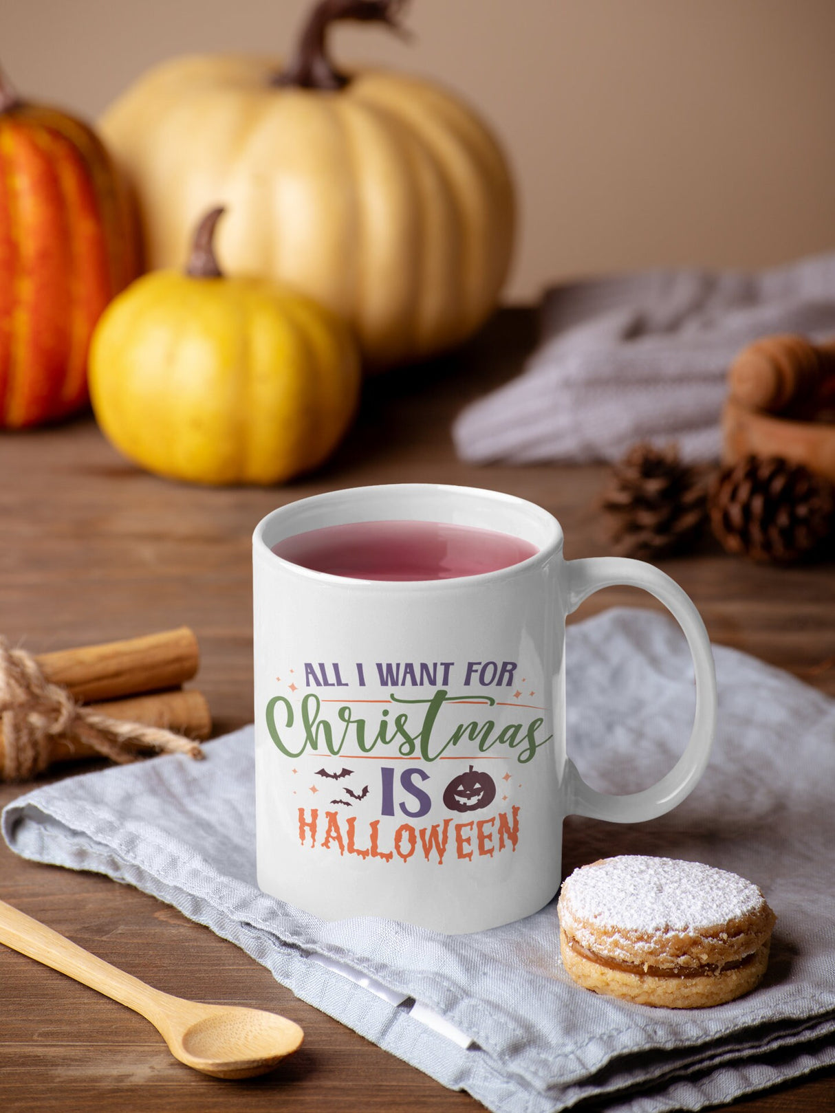 All I want for Christmas is Halloween SVG Cut File