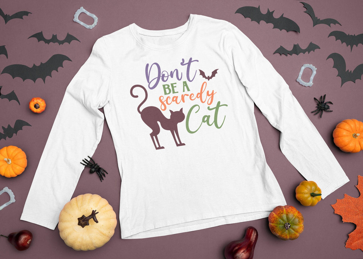 Don't be a scaredy cat SVG Cut File
