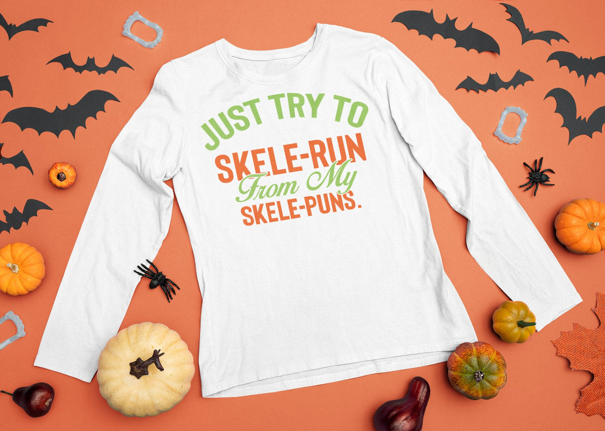 Just try to skele-run from my skele-puns. SVG Cut File