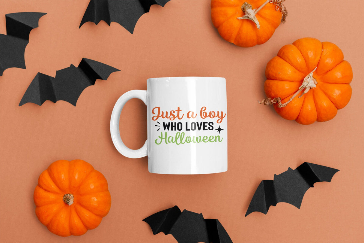 Just a boy who loves halloween SVG Cut File