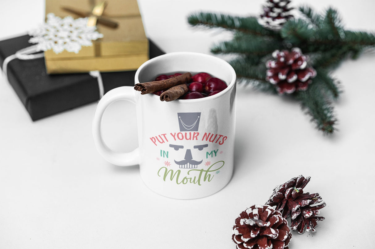 Put your nuts in my mouth - nutcracker SVG Cut File
