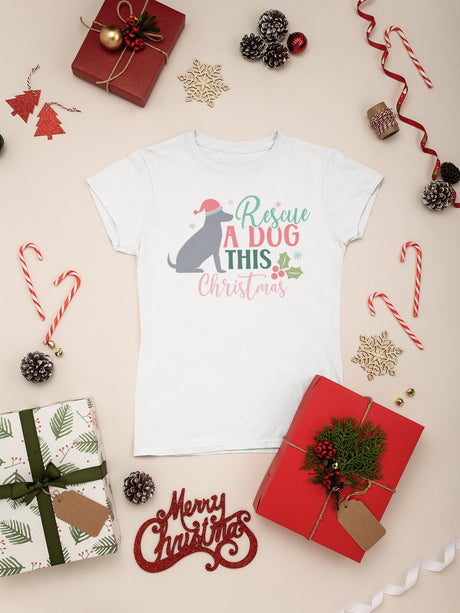Rescue a dog this Christmas SVG Cut File