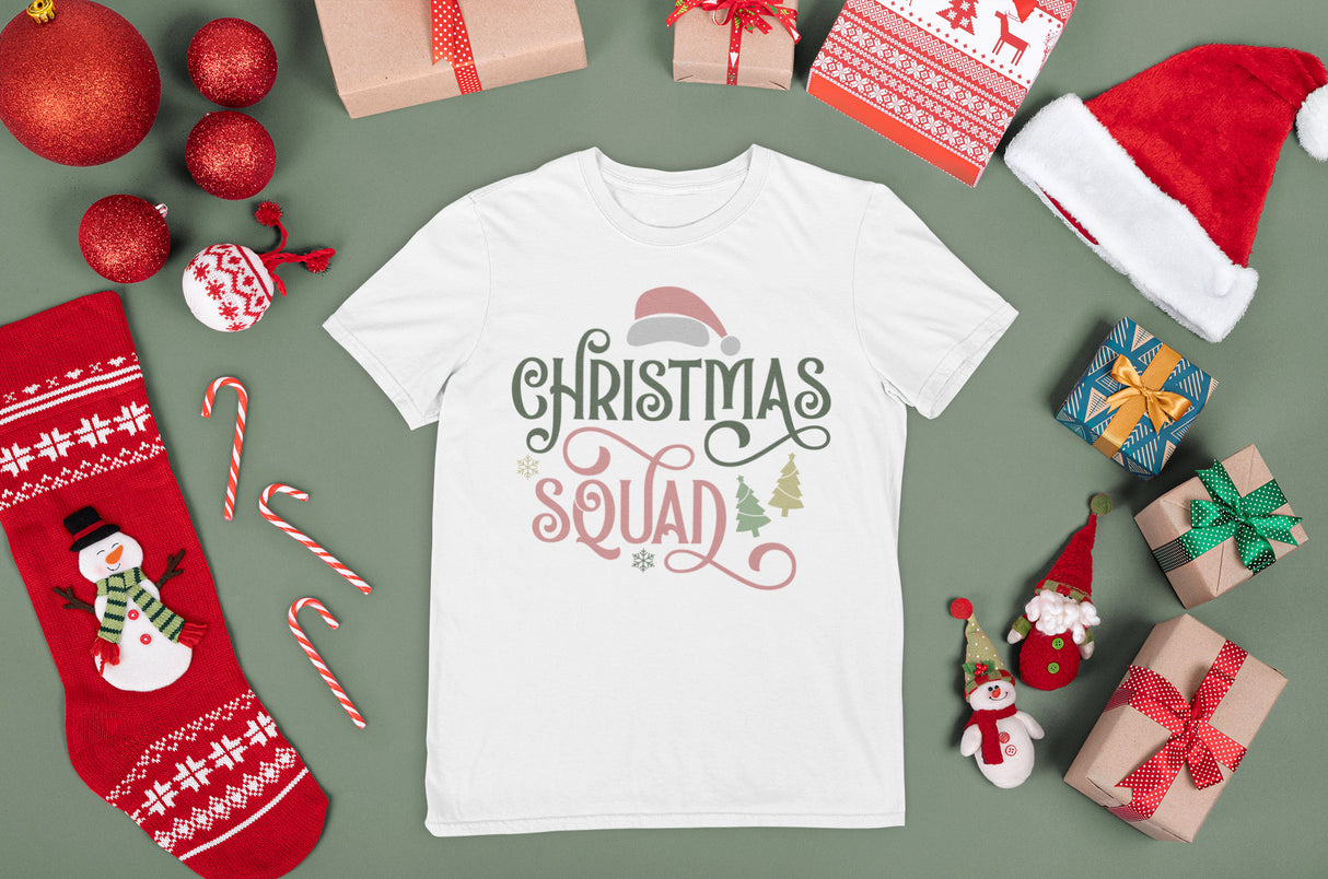 Christmas Squad SVG Cut File