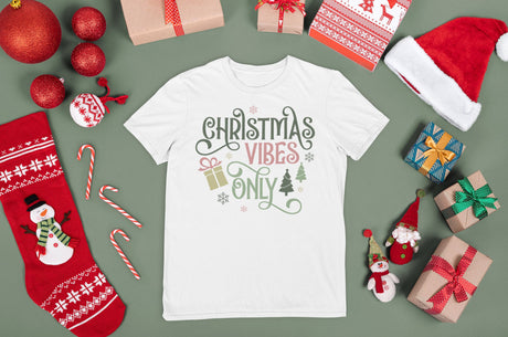 Christmas Vibes Only SVG Cut File