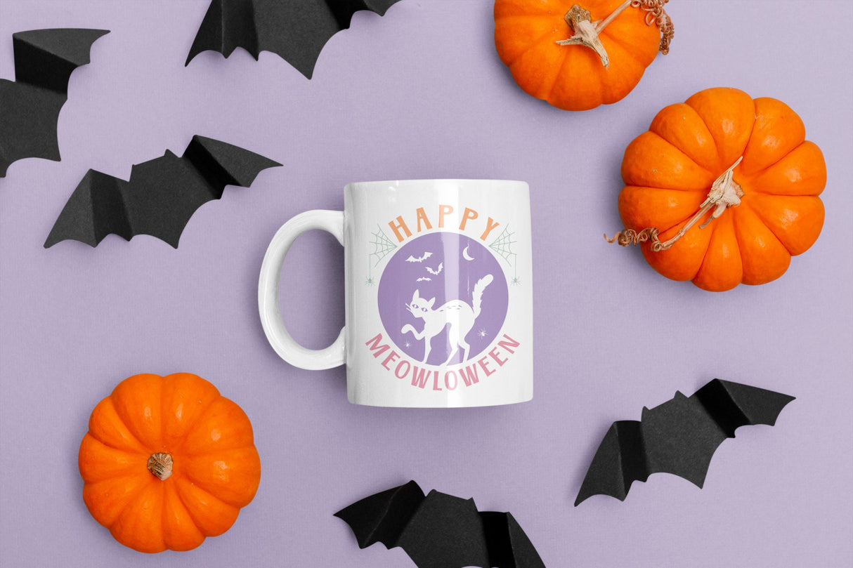 Happy Meowloween SVG Cut File
