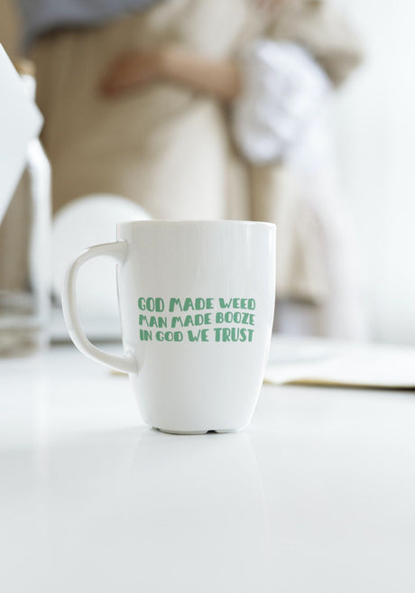 God made grass Man made BOOZE in God we trust SVG Cut File