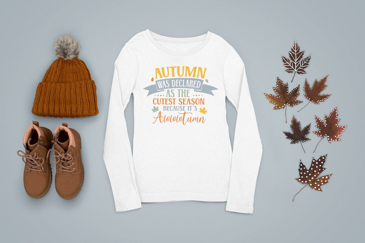 Autumn was declared as the cutest season SVG Cut File
