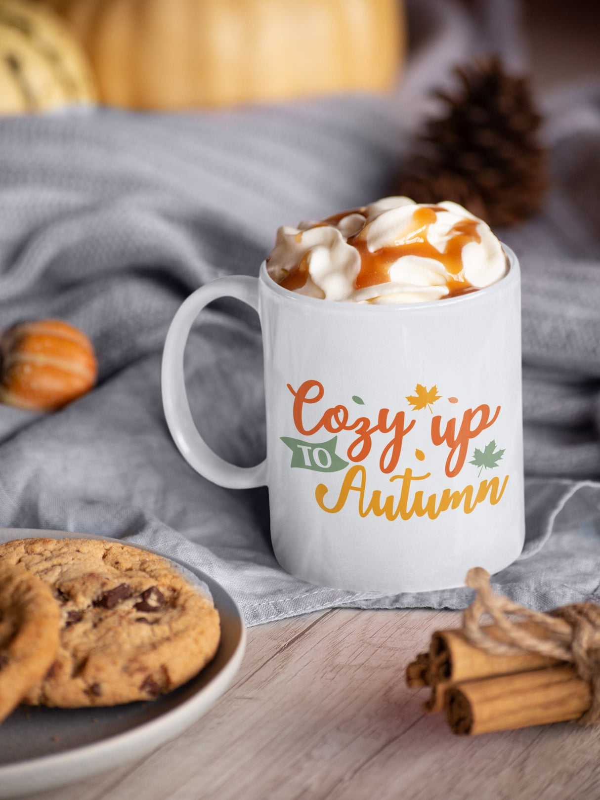 Cozy up to Autumn SVG Cut File