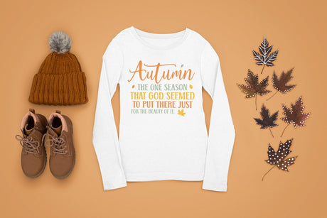Autumn, the one season that God SVG Cut File