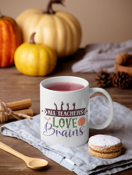 All teachers love brains SVG Cut File