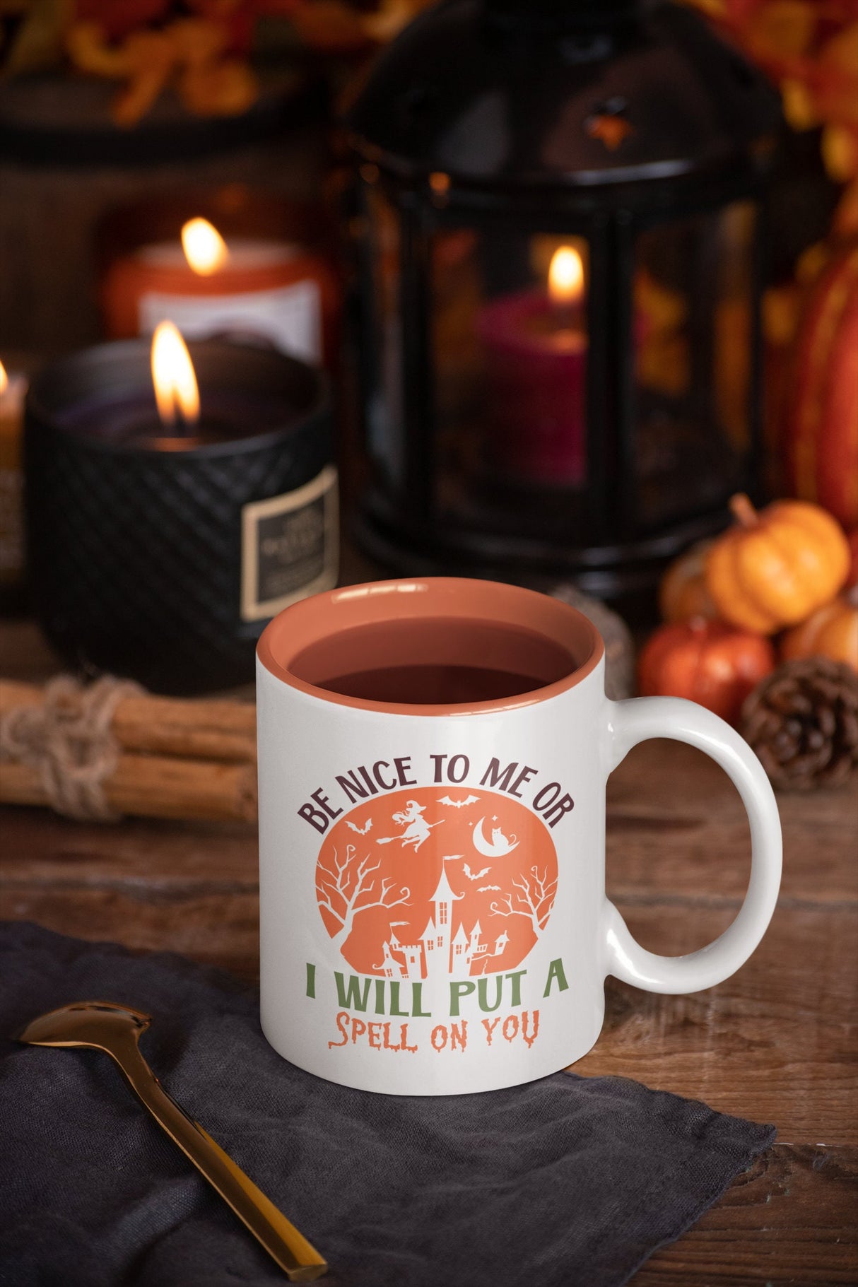 Be nice to me or I will put a spell on you SVG Cut File