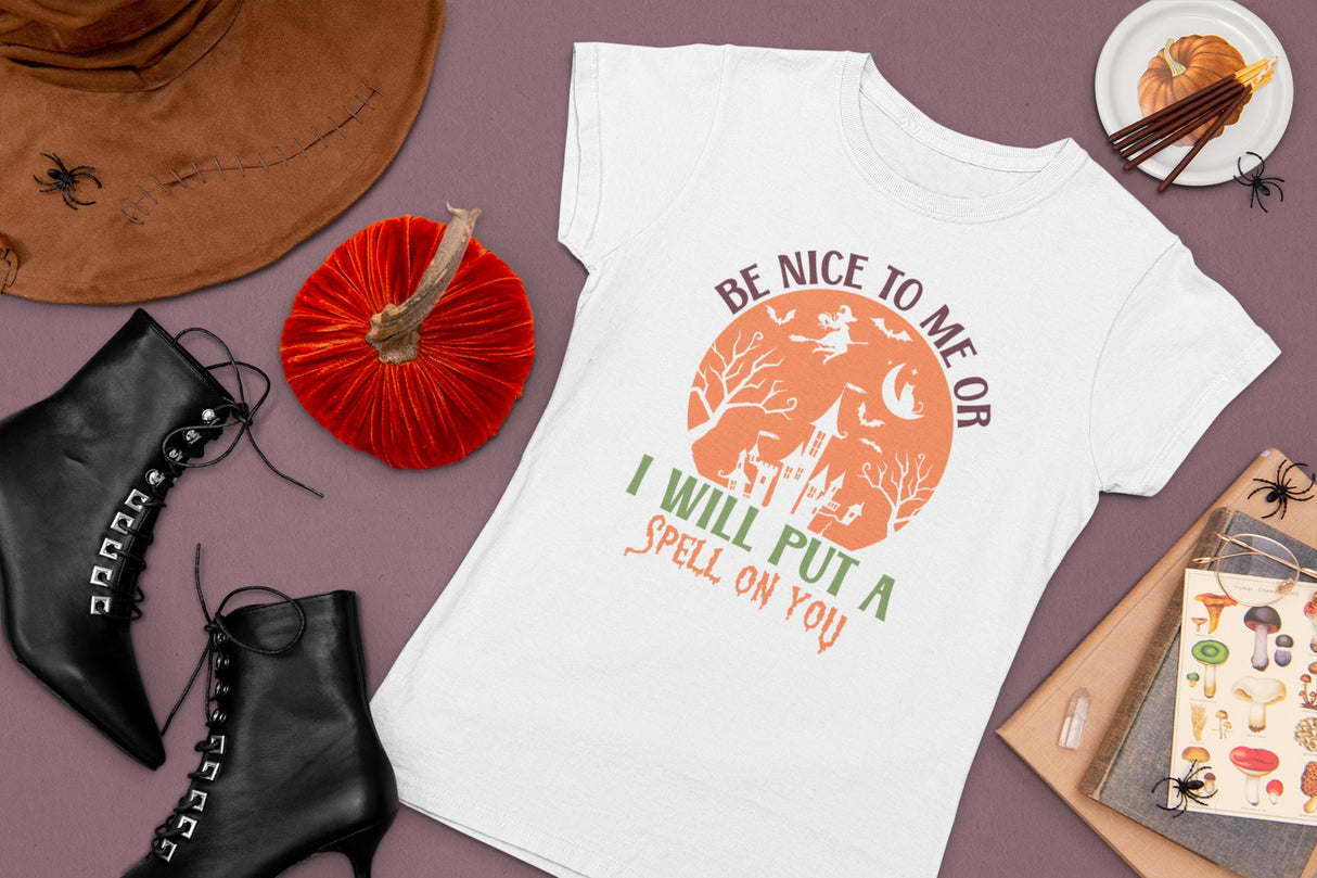 Be nice to me or I will put a spell on you SVG Cut File