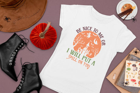 Be nice to me or I will put a spell on you SVG Cut File